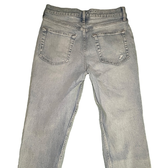 GAP Cheeky Straight Petite High Rise in Light Blue - Picture 2 of 4